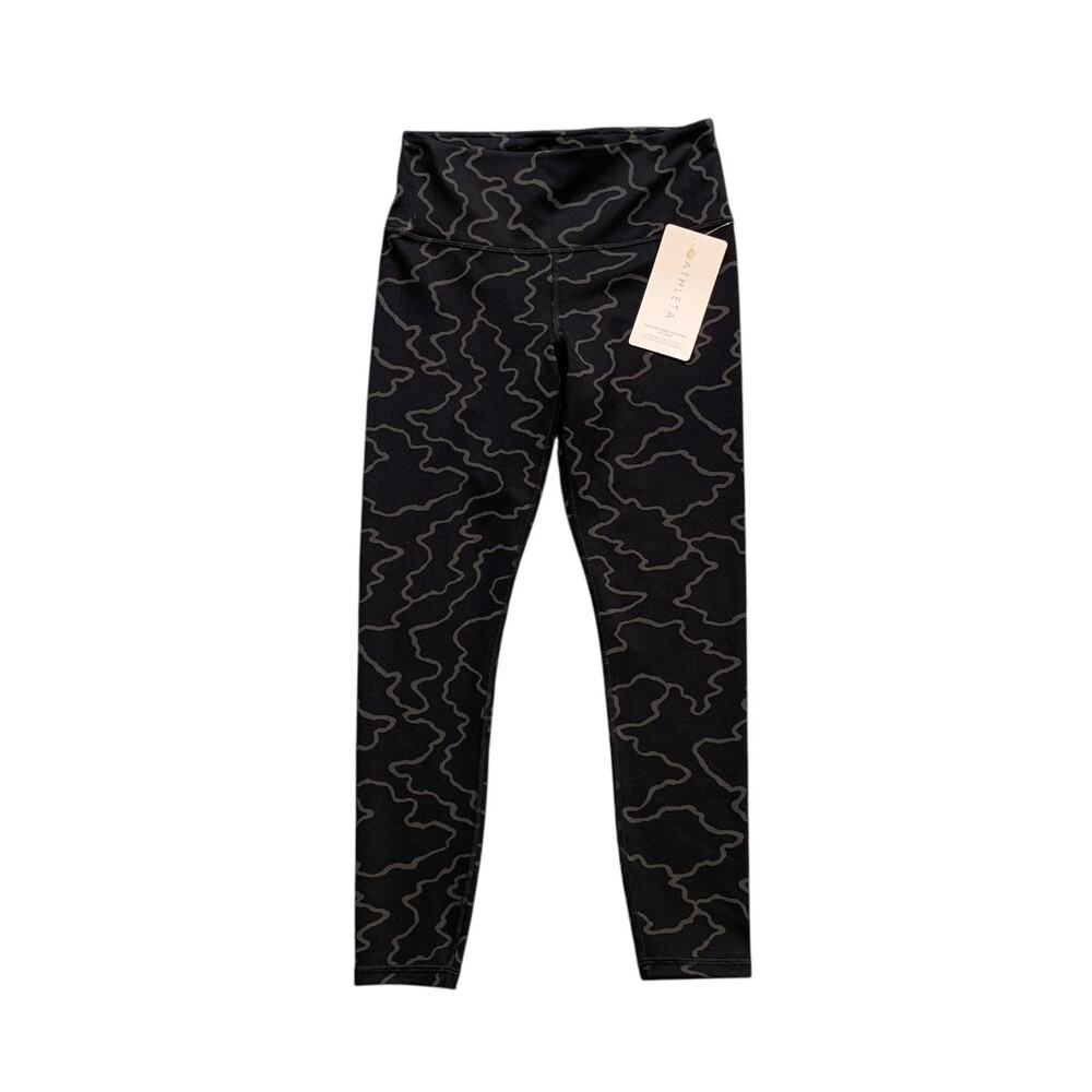 Athleta Leggings Womens XS Extra Small Multi Elation Train Textured 7/8 Tight